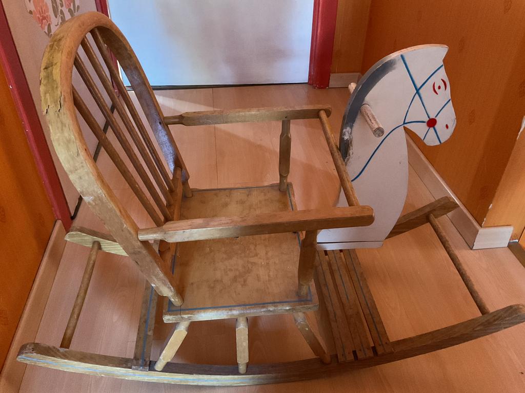 Cheval à bascule ancien, Torck?, Ophalen