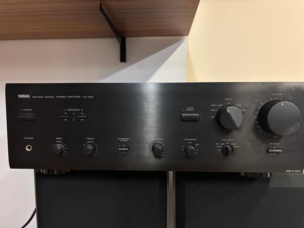 Yamaha stereo versterker AX-450, Audio, Tv en Foto, Versterkers en Ontvangers, Gebruikt, Yamaha, Ophalen