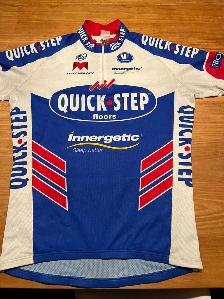 QUICK STEP fietsshirt, Verzamelen, Ophalen of Verzenden, Zo goed als nieuw, Shirt