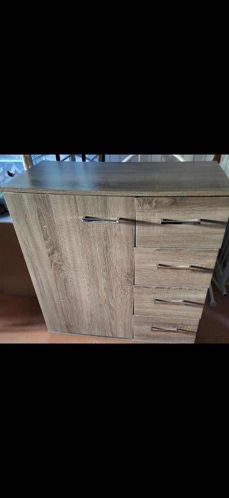 Commode 80€, 3 ou 4 tiroirs, Utilisé, Moderne