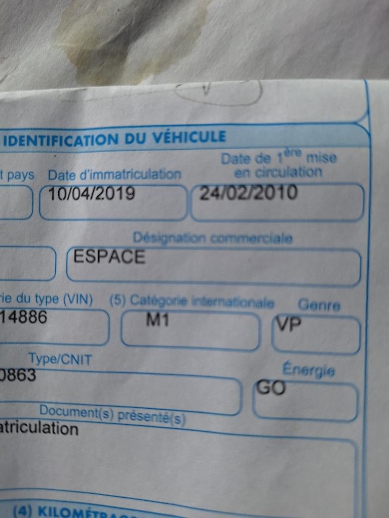 Toutes pièce renault espace 4, Autos : Divers, Voitures accidentées, 2000 cm³, Enlèvement ou Envoi, Diesel, MPV ou Monospace