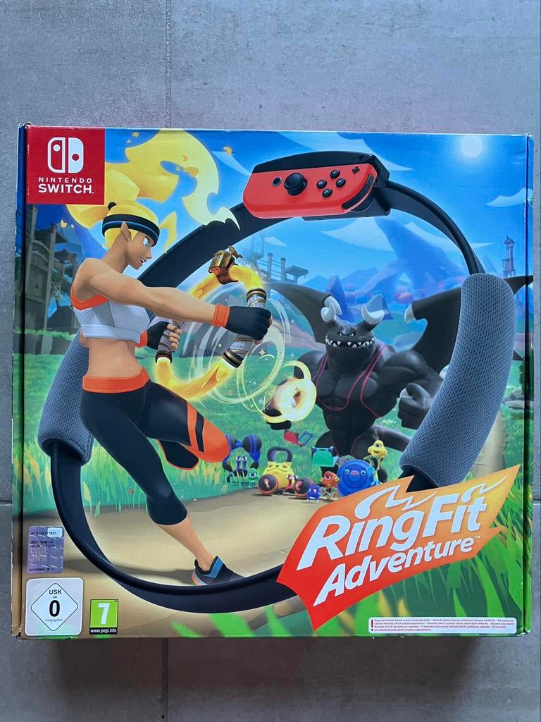Nintendo Switch Ring Fit Adventure met game, Ophalen of Verzenden, Zo goed als nieuw