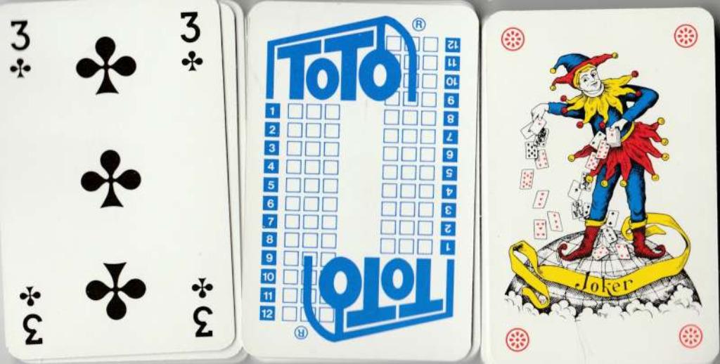Volledig kaartspel 52 kaarten + 2 jokers TOTO, Enlèvement ou Envoi, Neuf, Carte(s) à jouer