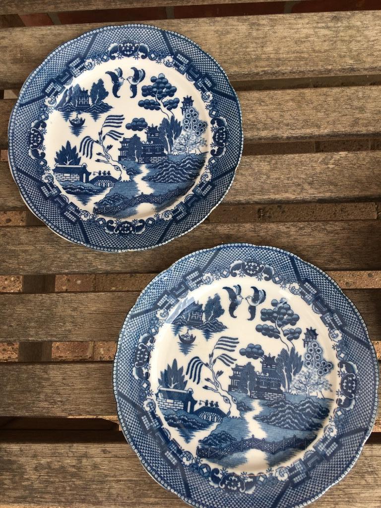 2 Japanse borden Blue birds, Enlèvement ou Envoi