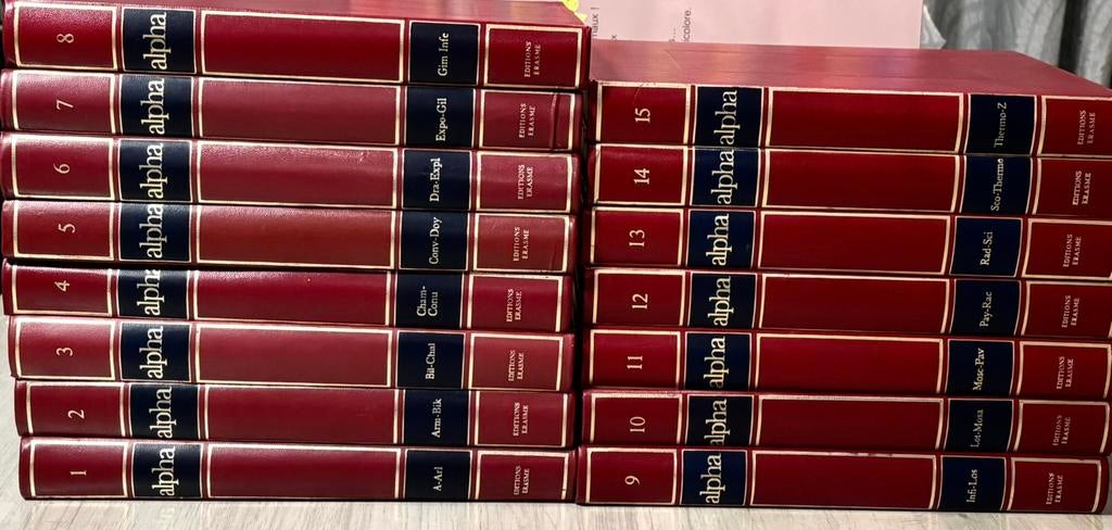 Collection d'encyclopédies  "Alpha", Livres, Encyclopédies, Enlèvement ou Envoi, Comme neuf