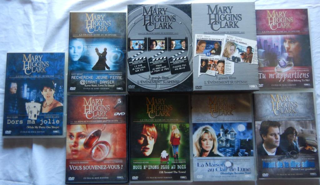 Lot 13 DVD Films MARY HIGGINS CLARK en bel état., Enlèvement ou Envoi