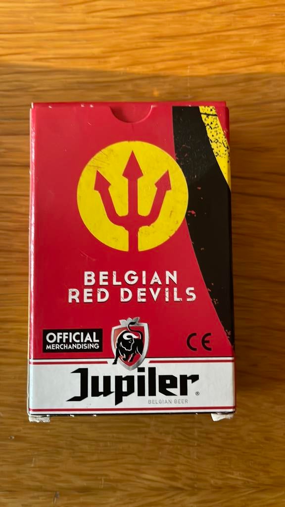 Speelkaarten rode duivels, Verzamelen, Ophalen of Verzenden, Nieuw
