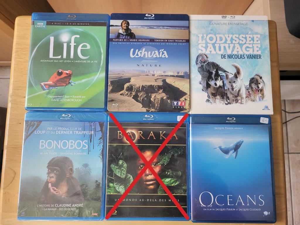 Lot Blu-Ray documentaires, CD & DVD, Blu-ray, Enlèvement, Comme neuf, Documentaire et Éducatif, Coffret