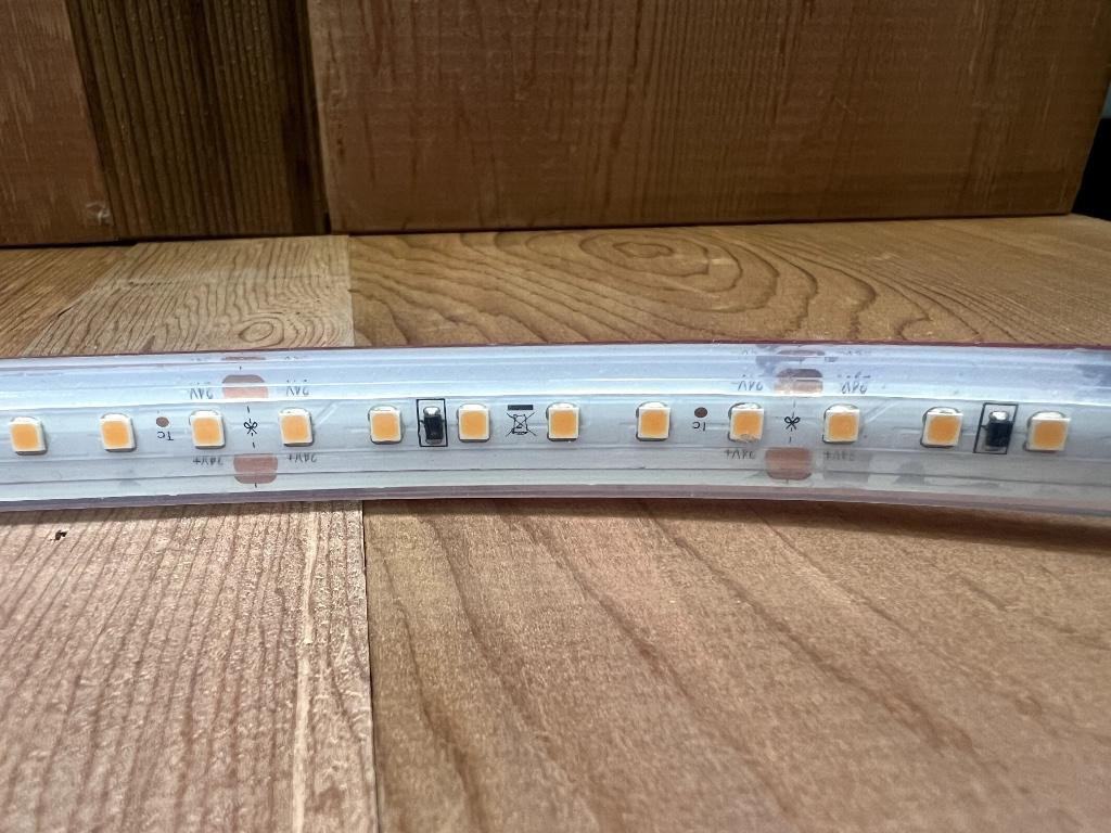 BANDE LED 24 V 14,4 W BLANC CHAUD - L : 5 m, Enlèvement ou Envoi, Neuf, Autres culots, Autres types