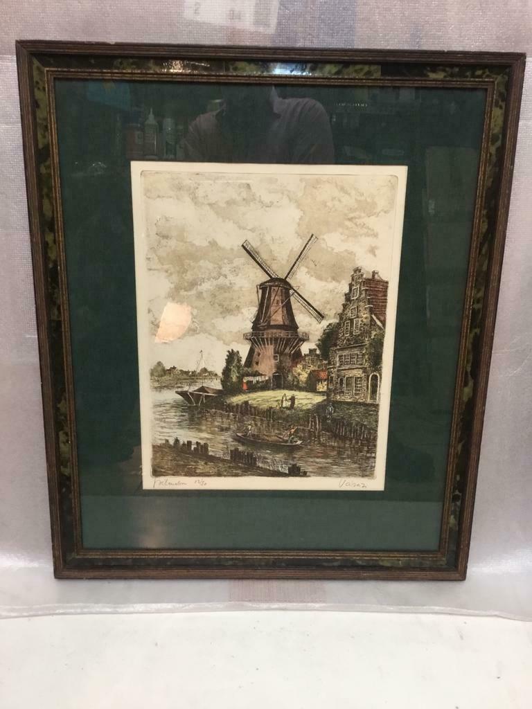 MOLEN LITHOGRAFIE. ~ 13/50, Antiek en Kunst, Kunst | Etsen en Gravures, Ophalen of Verzenden