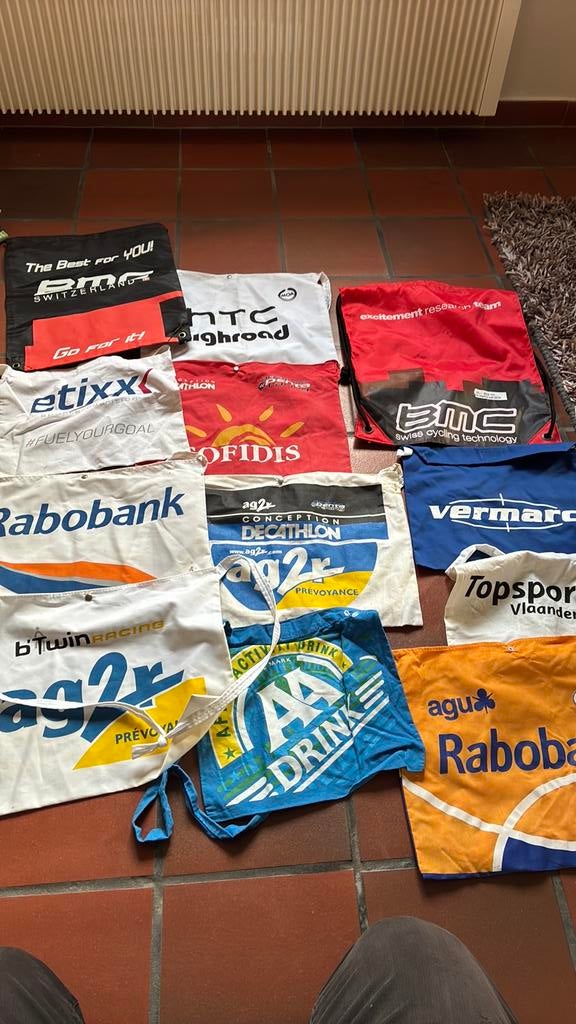 Vintage musettes 12 stuks, Ophalen of Verzenden, Gebruikt