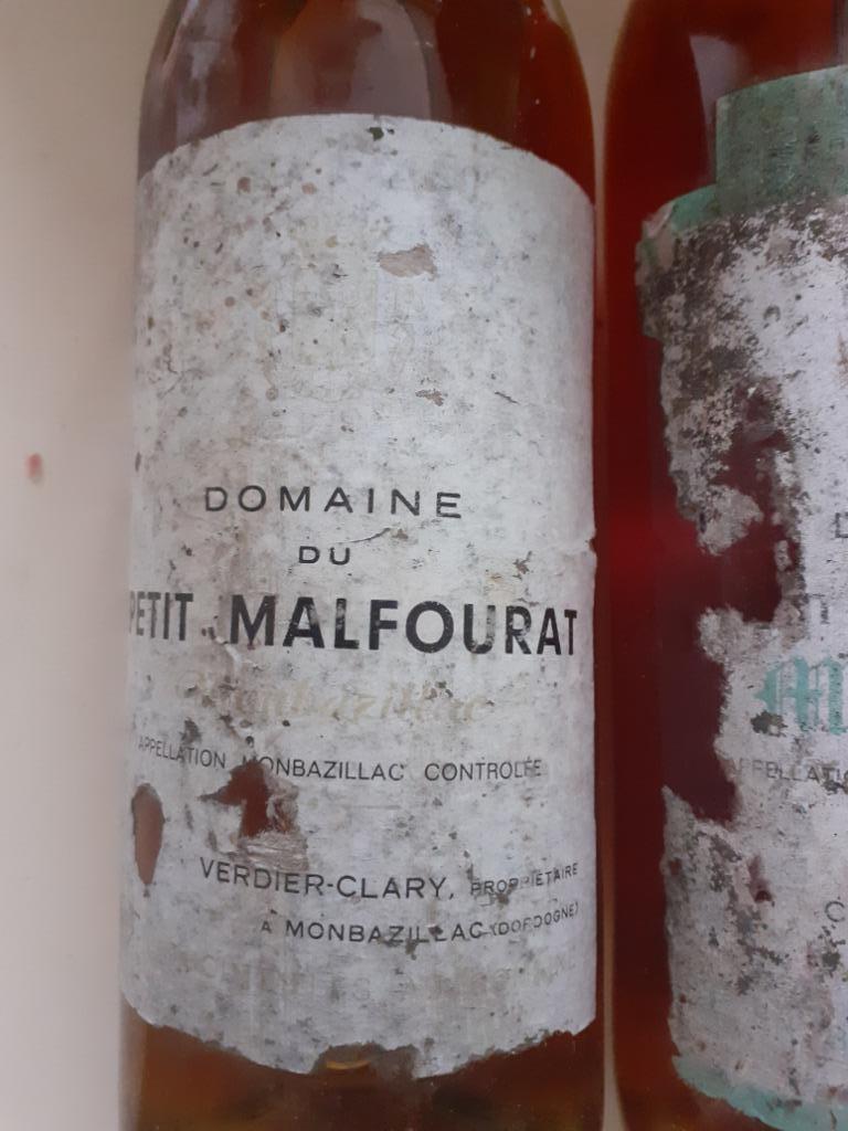 VIN DOMAINE PETIT MALFOURAT 1967, Neuf, Pleine, Vin blanc, Enlèvement