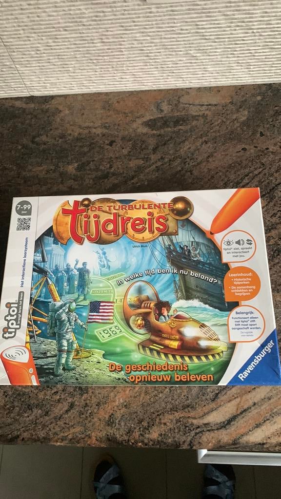 Tiptoi de turbulente tijdreis, Ophalen of Verzenden, Zo goed als nieuw, Ontdekken