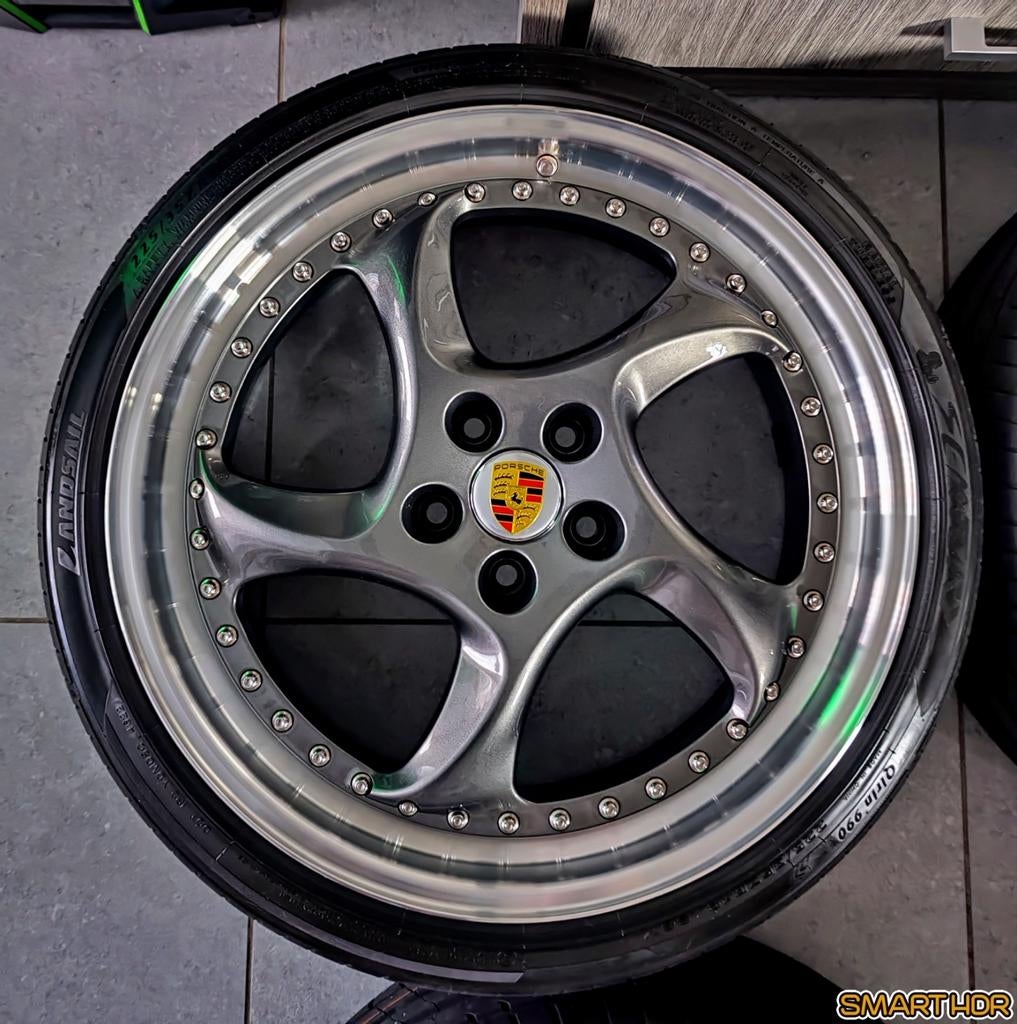 Velgen replica Porsche mb design turbo s 19 inch. Ruilen ok., Enlèvement