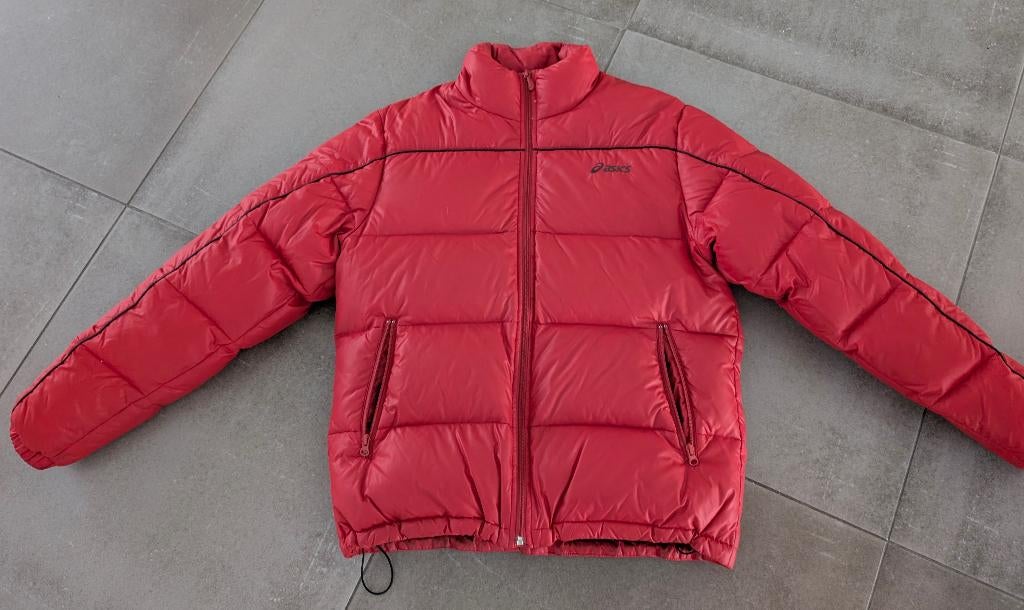 Doudoune pour homme - marque ASICS - taille L, Rouge, Enlèvement ou Envoi, Taille 52/54 (L), Porté