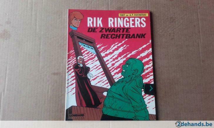 Rik Ringers.32.De zwarte rechtbank, Ophalen of Verzenden, Gelezen