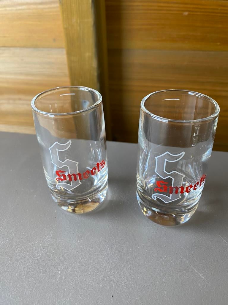 2 glaasjes van Smeets, Verzamelen, Ophalen, Nieuw, Borrel- of Shotglas