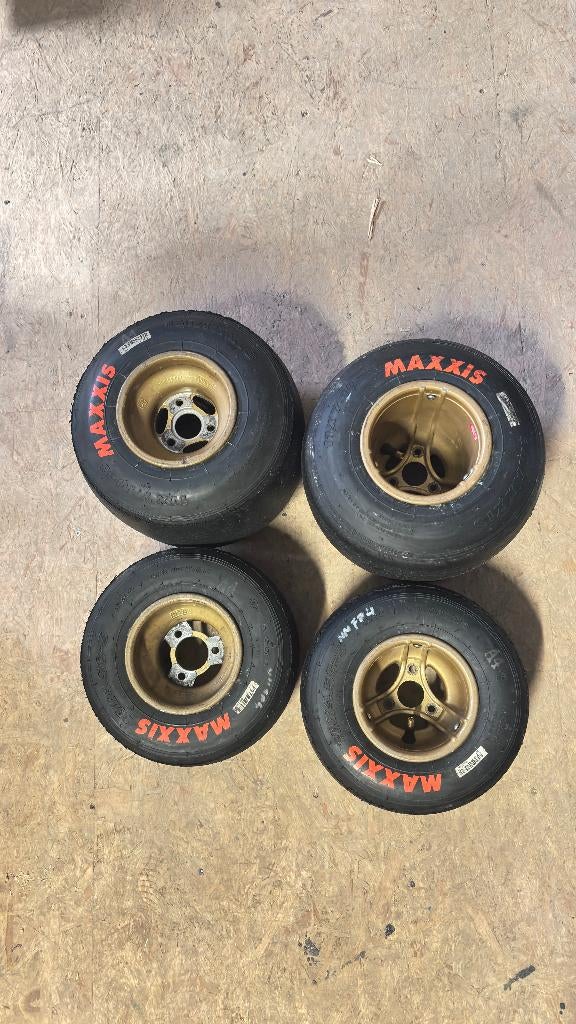 Jantes et pneus pour kart OTK RedSpeed, Enlèvement, Utilisé, Kart