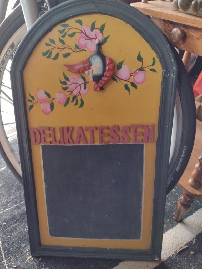Vintage krijtbord horeca, Ophalen