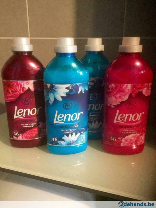 Lot van 4 flessen Lenor wasverzachter. Nieuw!, Nieuw