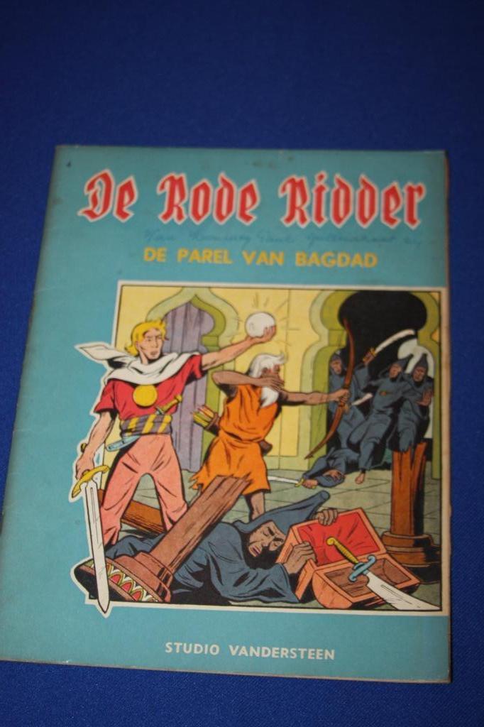 1e druk nr 4 , Rode Ridder (De parel van Bagdad) 1960, Enlèvement ou Envoi, Utilisé, Willy Vandersteen