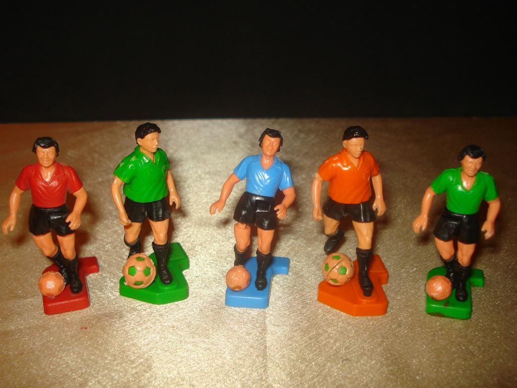 KINDER Lot de 5 Anciennes Figurines Footballers 1989 Ferrero, Enlèvement ou Envoi, Comme neuf, Figurines