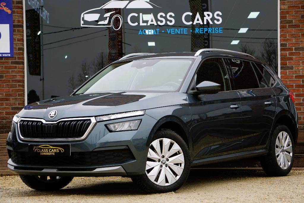 SKODA KAMIQ 1.0 TSI DSG FRONT-ASSIST CARPLAY, Autos, Argent ou Gris, Achat, Euro 6, Entreprise