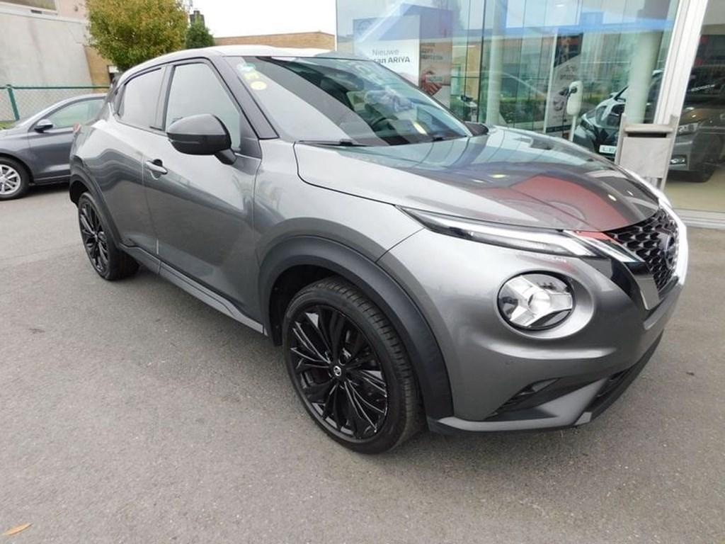 Nissan Juke 1.0 DIG-T ENIGMA  5 JAAR WAARBORG, Blauw, Bedrijf, 5 deurs, Stadsauto