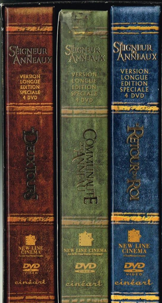 DVD-De trilogie van de Lords of the Rings, Ophalen of Verzenden, Zo goed als nieuw, Overige typen