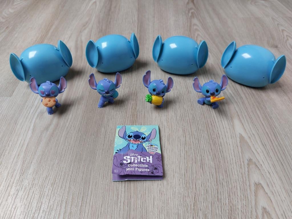 Disney Stitch verzamel minifiguren, Ophalen, Zo goed als nieuw