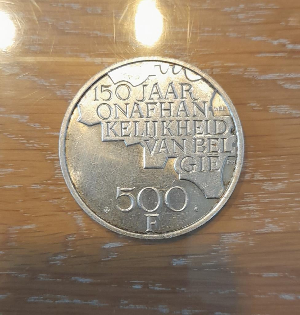 Oud stuk van 500fr!, Enlèvement