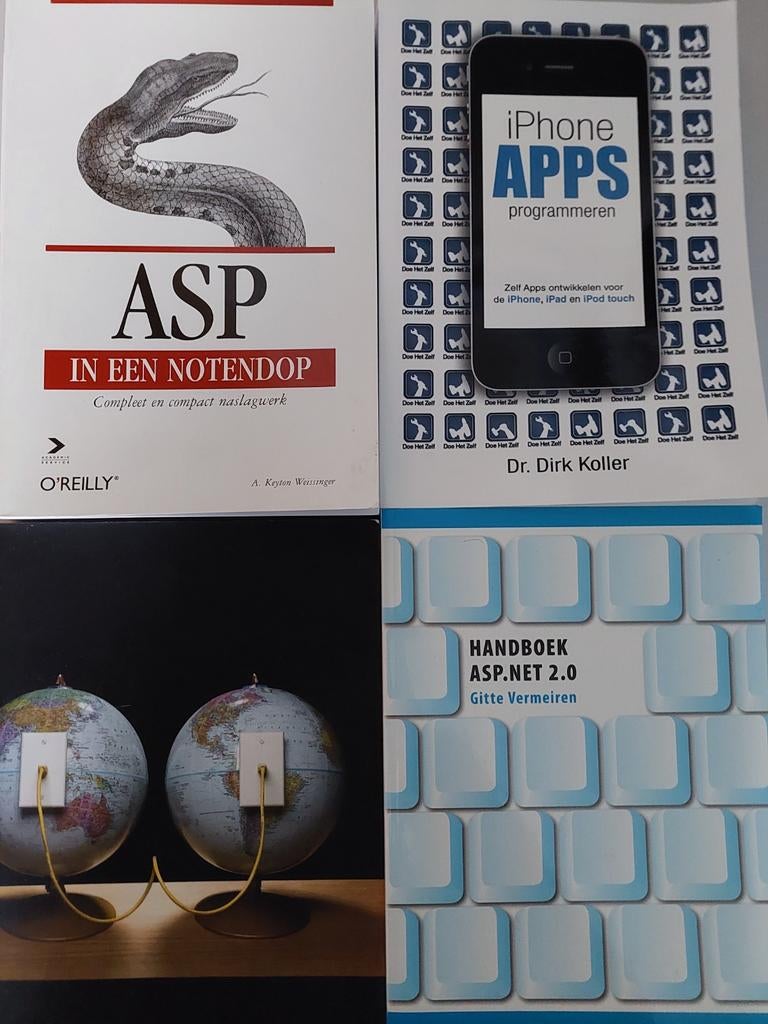 Handboek ASP.NET, iPhone apps, web programmeren, Ophalen of Verzenden, G. Vermeiren