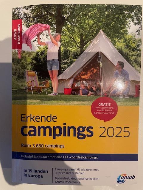 ANWB campingids Europa 2025 nieuw, Livres, Guides touristiques, Neuf, Enlèvement, Europe, Vendu en Flandre, pas en Wallonnie