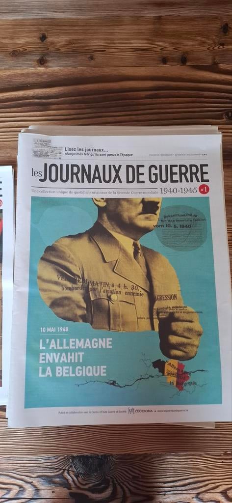 Journaux de guerre collection complète, Enlèvement ou Envoi