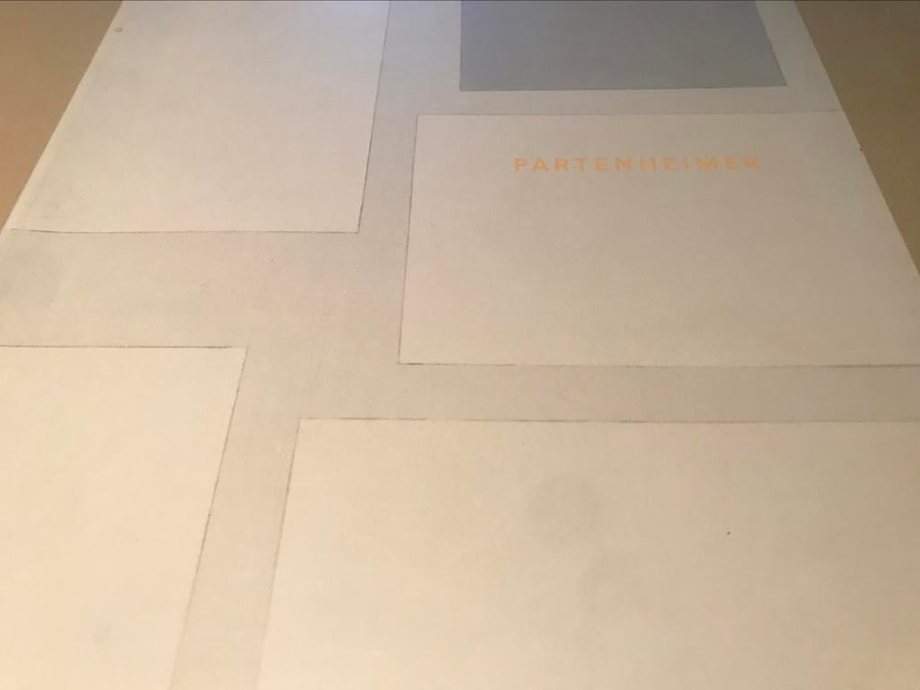 Jürgen Partenheimer peintures dessins 160 pages, Enlèvement ou Envoi, Comme neuf, Peinture et dessin