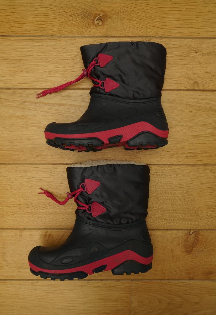 snowboots, maat 33 - 34, Meisje, Ophalen of Verzenden, Laarzen, Zo goed als nieuw