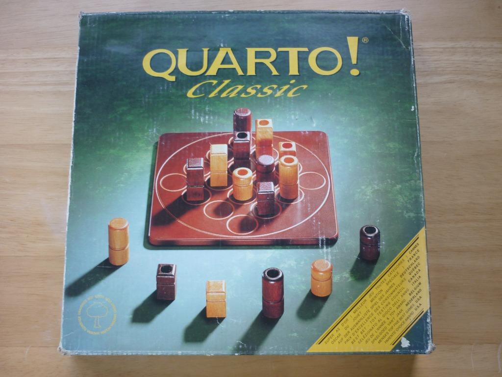 Jeu en bois - Quarto ! Classic - Gigamic, 1 ou 2 joueurs, Enlèvement ou Envoi, Utilisé, Gigamic