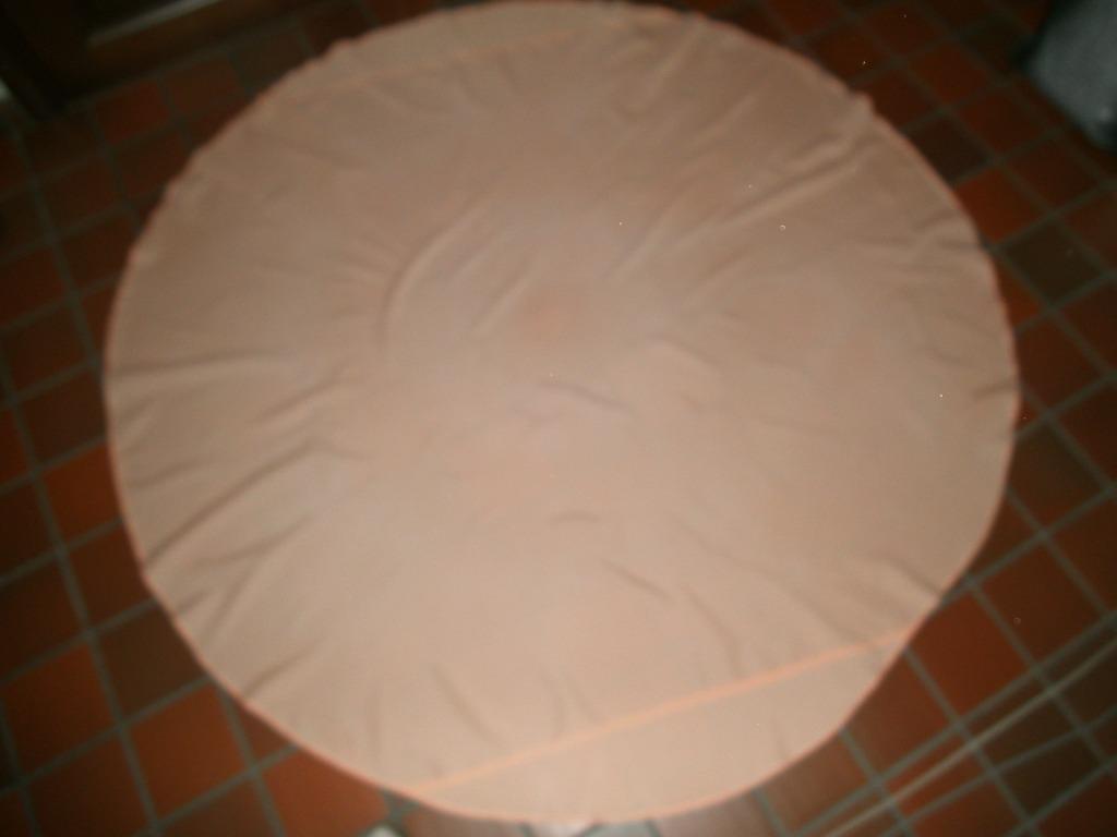 Nappe ronde orange rose diam: 165cm (DS202-y), Enlèvement ou Envoi, Utilisé