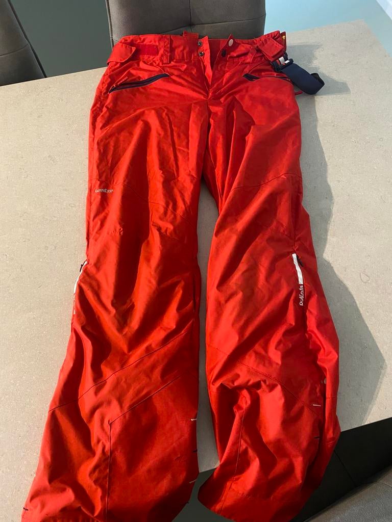 Skibroek heren maat W32/L33, Kleding | Heren, Ophalen, Zo goed als nieuw, Rood