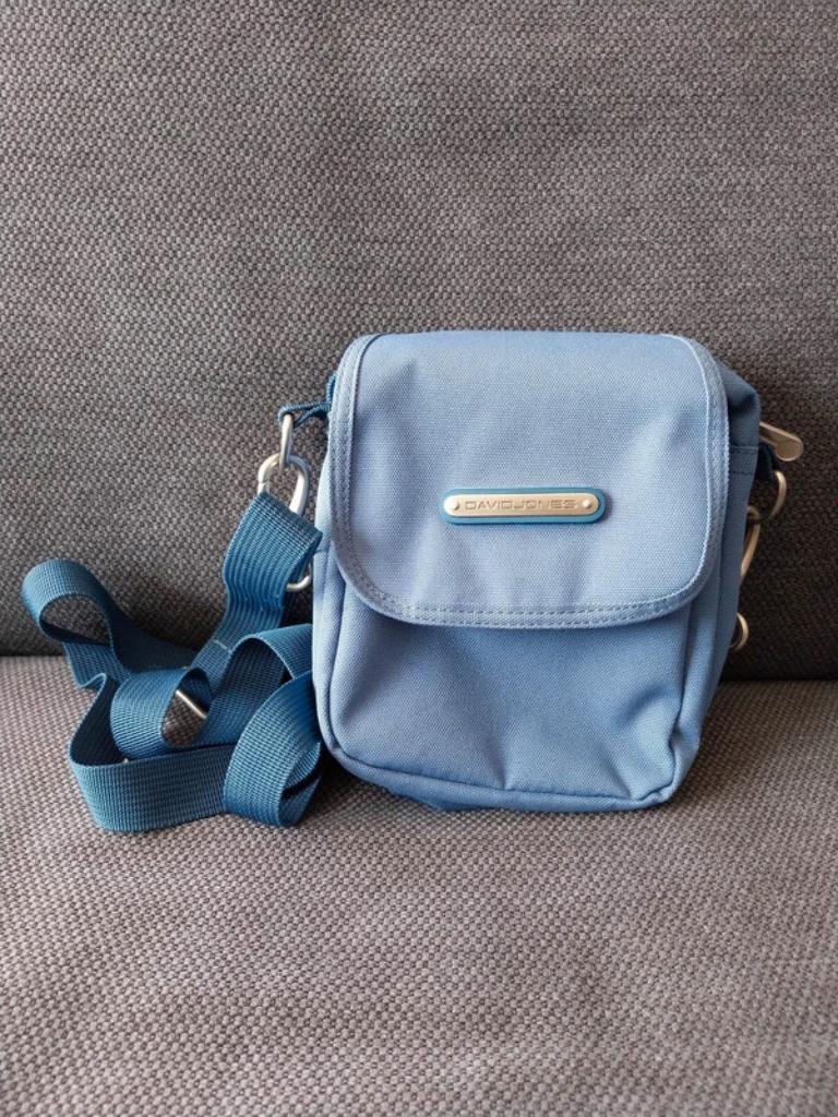 Petit sac bleu clair David Jones, Enlèvement, Utilisé, Bleu, Autres marques