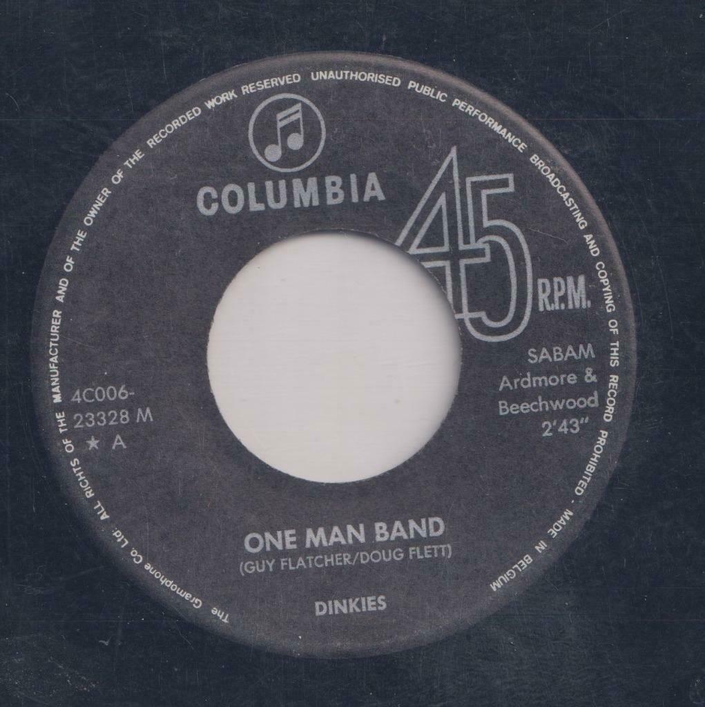 Dinkies – One man band / Soon rain will fall again - Single, Ophalen of Verzenden, Gebruikt, Pop