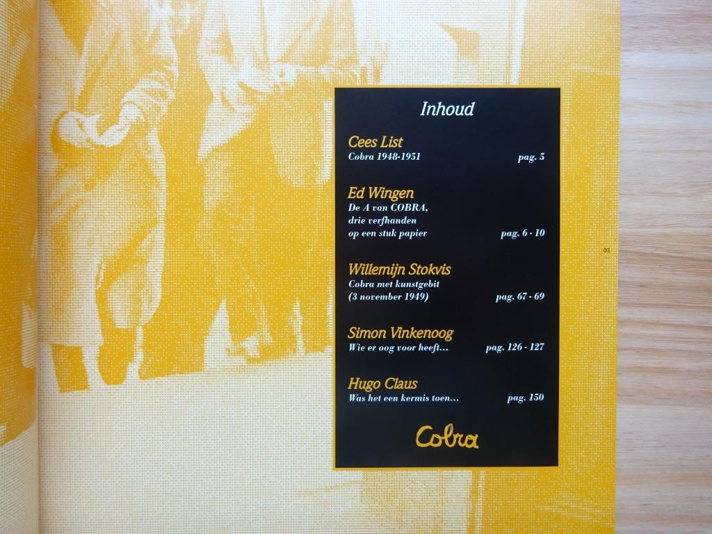De A van Cobra, in woord en beeld, 50 jaar Cobra, 1998, Peinture et dessin, Stokvis, Enlèvement, Utilisé