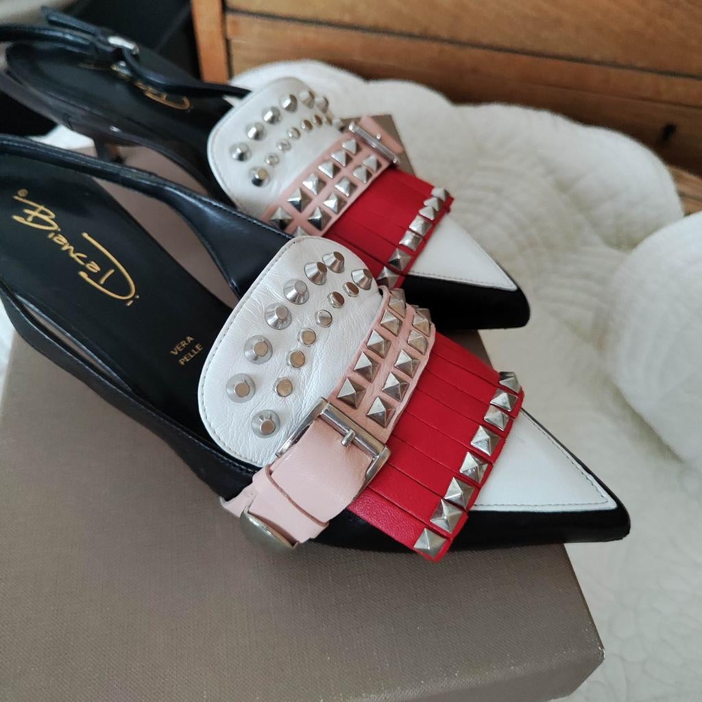 Prachtige leren pump van Bianca Di, Kleding | Dames, Schoenen, Pumps