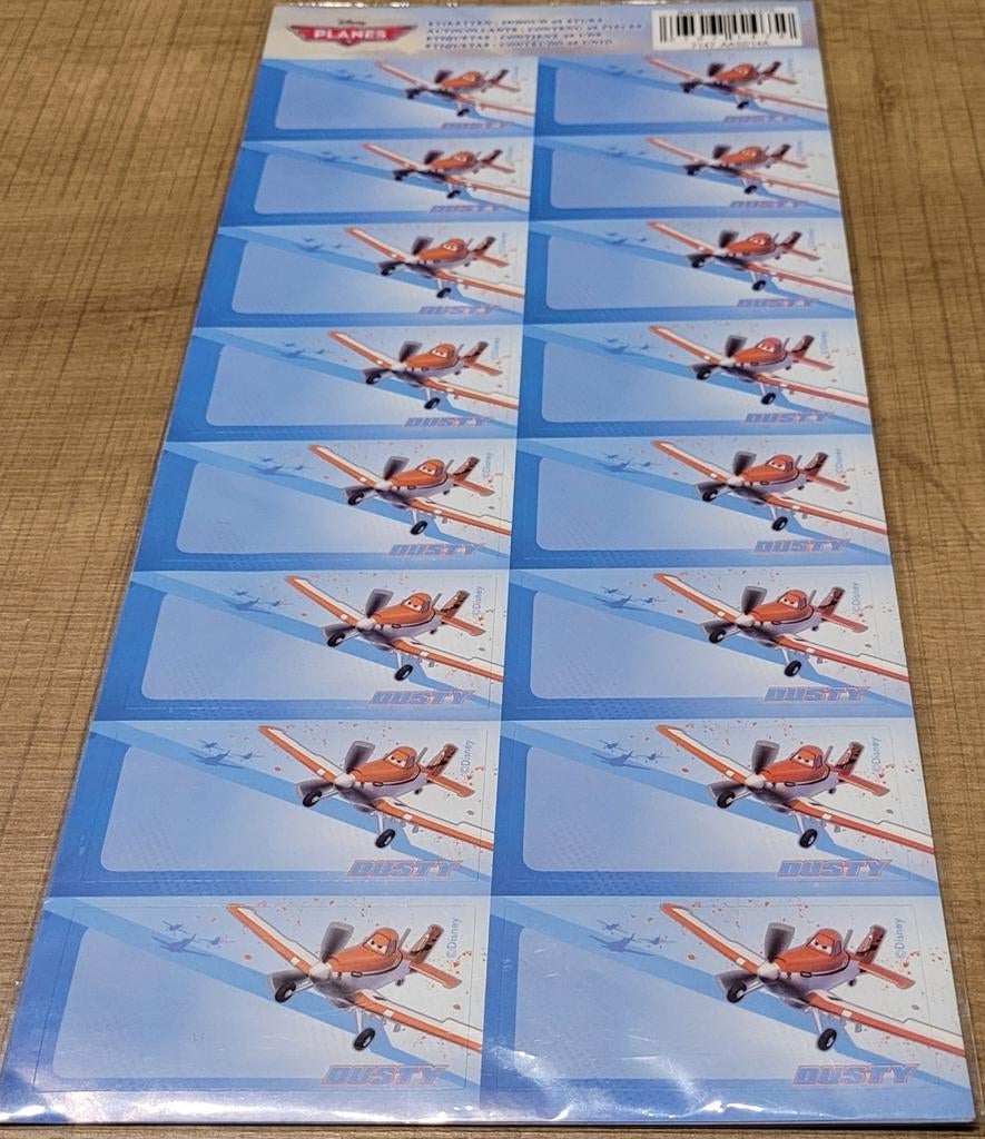 Disney stickers/ etiketten: Planes - 48 stuks (nieuw!), Verzamelen, Ophalen of Verzenden, Overige figuren, Nieuw, Plaatje of Poster