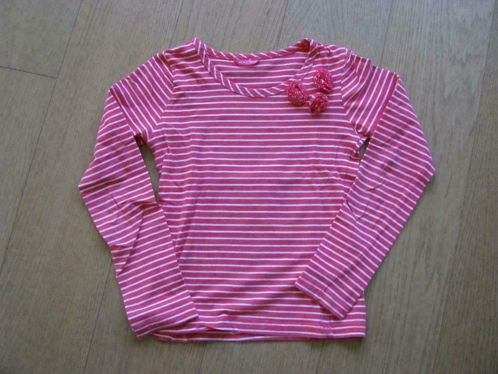 2x longsleeve / shirt LM maat 110/116 (meisje), Kinderen en Baby's, Kinderkleding | Maat 110, Meisje, Ophalen of Verzenden, Zo goed als nieuw