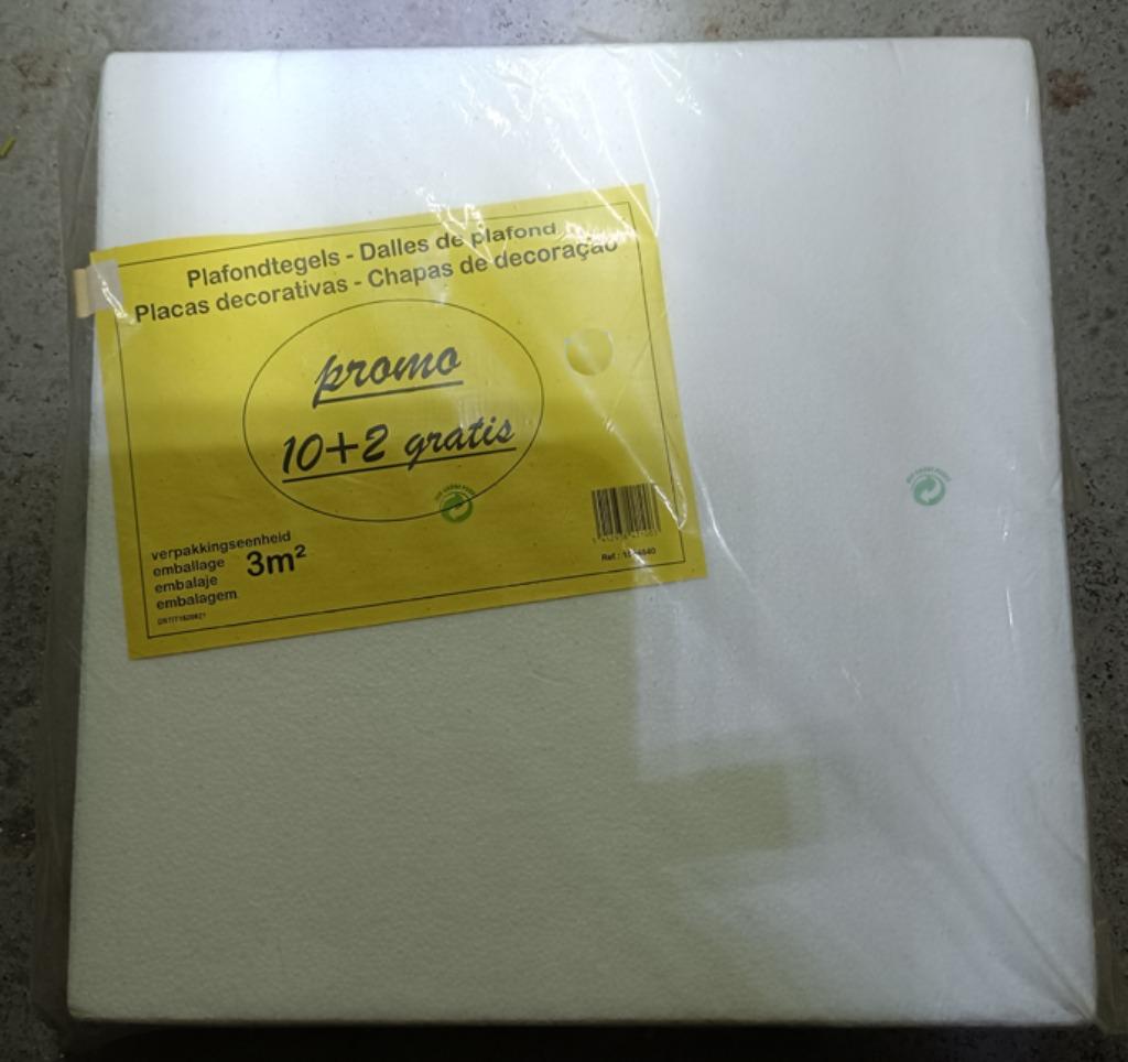 Dalles plafond frigolites, Overige materialen, Nieuw, Minder dan 5 m², Ophalen