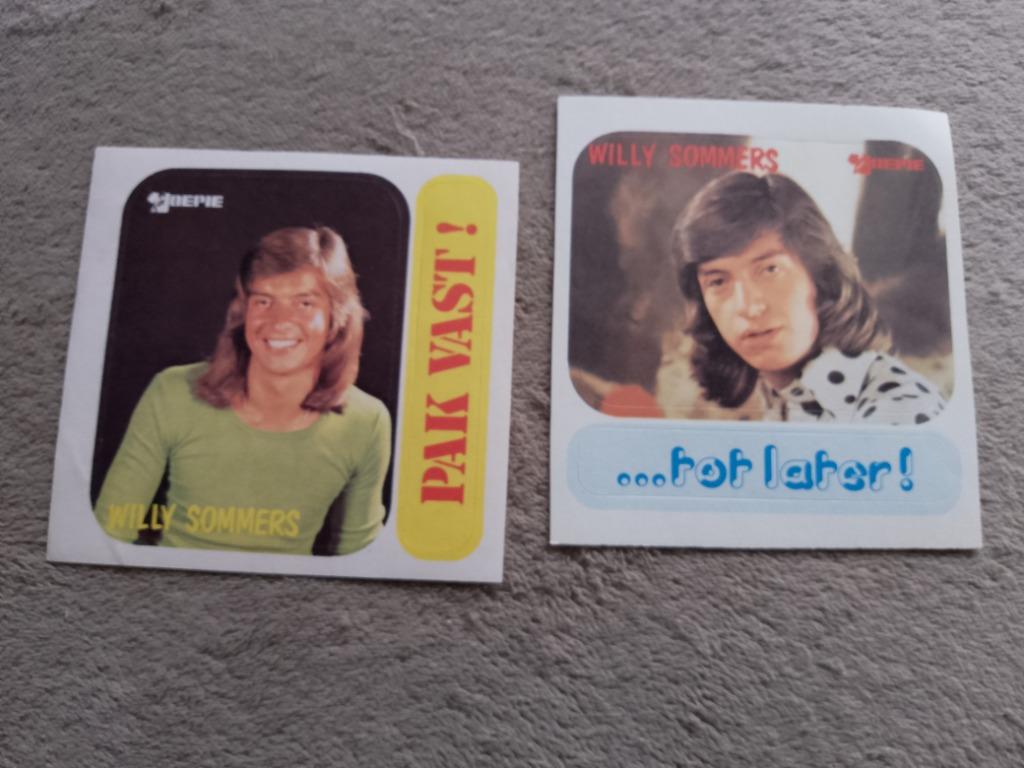 Willy Sommers stickers, Verzenden