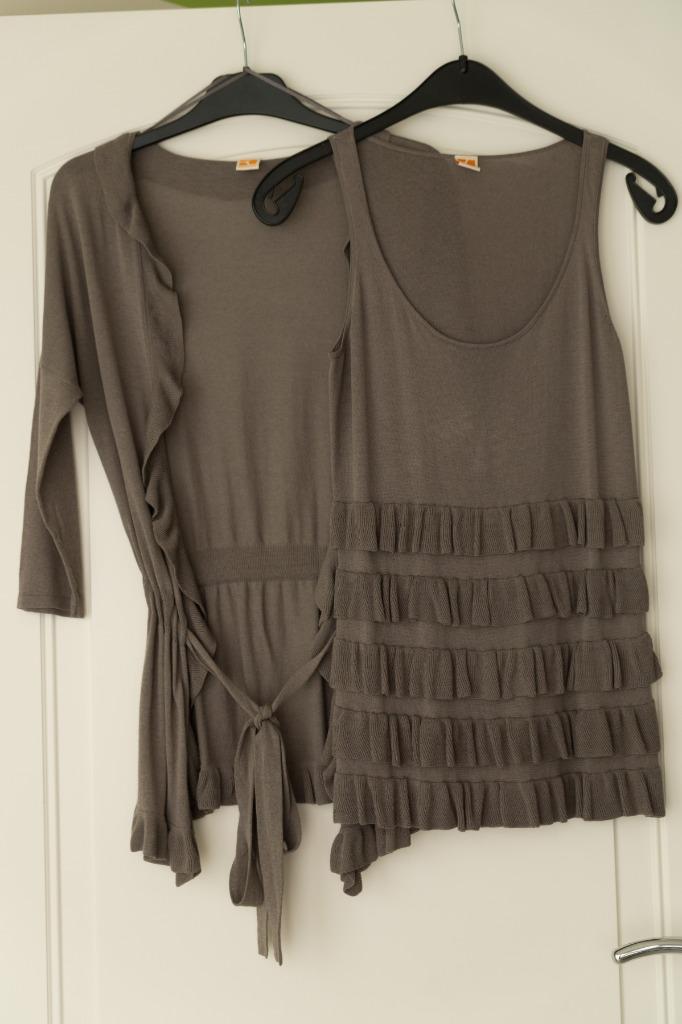 Ensemble, cardigan + haut, Hugo Boss, NOUVEAU, taille S, Neuf, Autres couleurs, Taille 36 (S), Hugo Boss
