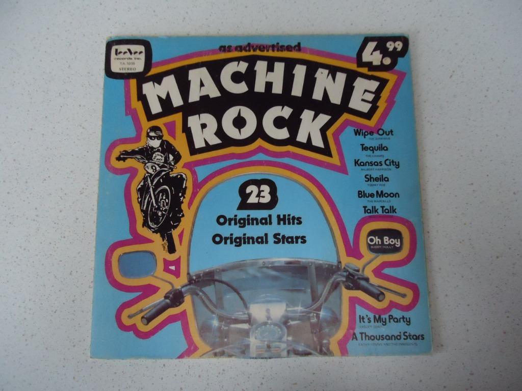 LP "Machine Rock"  23 Original Hits !  anno 1975., Ophalen of Verzenden, Gebruikt, 12 inch, Rock en Metal