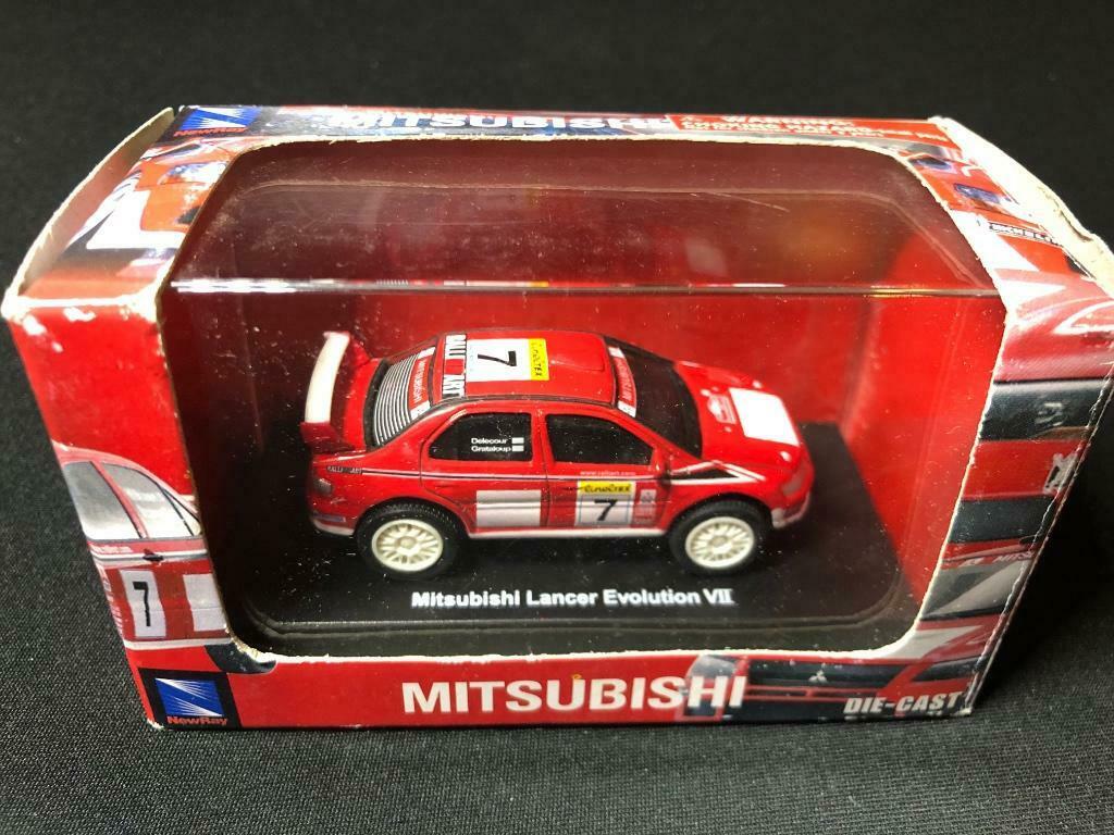 Newray Mitsubishi Lancer Evo VII, Enlèvement ou Envoi, Comme neuf, Voiture